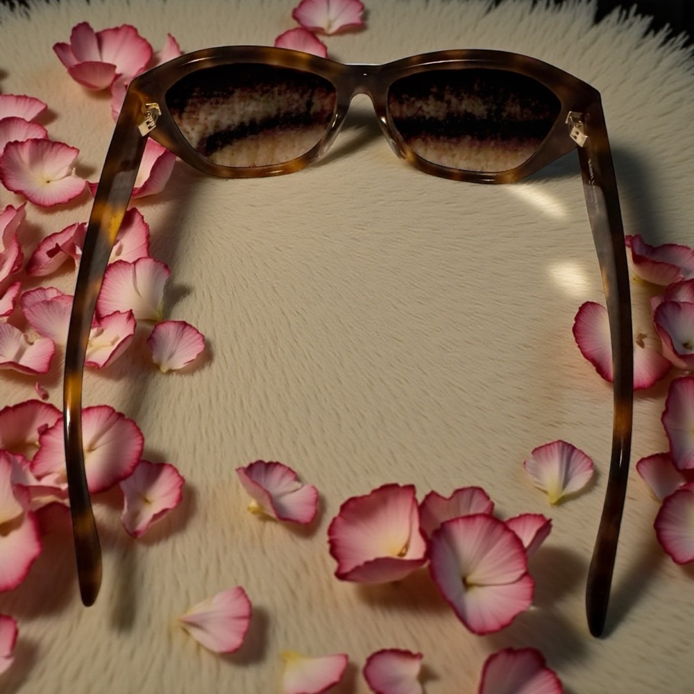 Saint Laurent Tortoise Shell Sunglasses - Picture 8 of 11